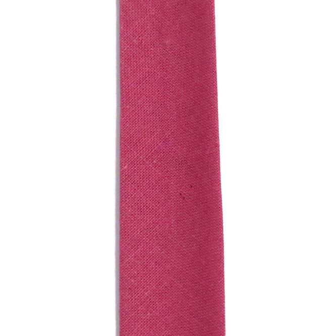 Hovedbilde Skråbånd bomull 20 mm farge 1731 mørk rosa