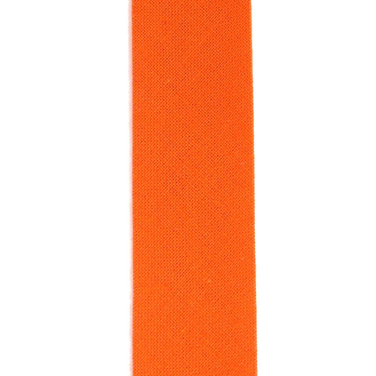 Skråbånd bomull 20 mm farge 1006 oransje