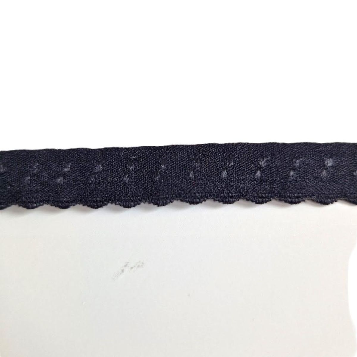 Ekstra myk elastikk 10 mm sort