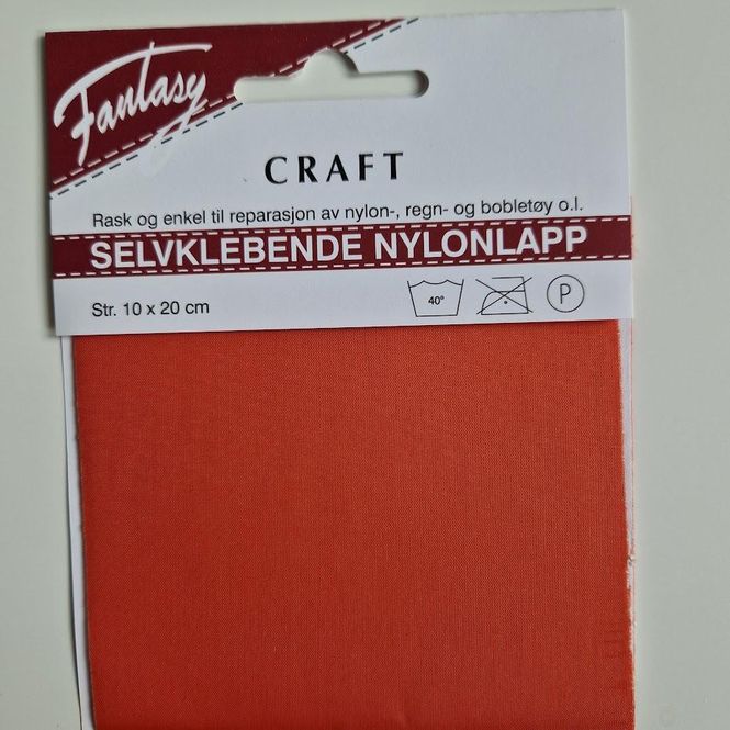 Hovedbilde Selvklebende reparasjonslapp nylon oransje