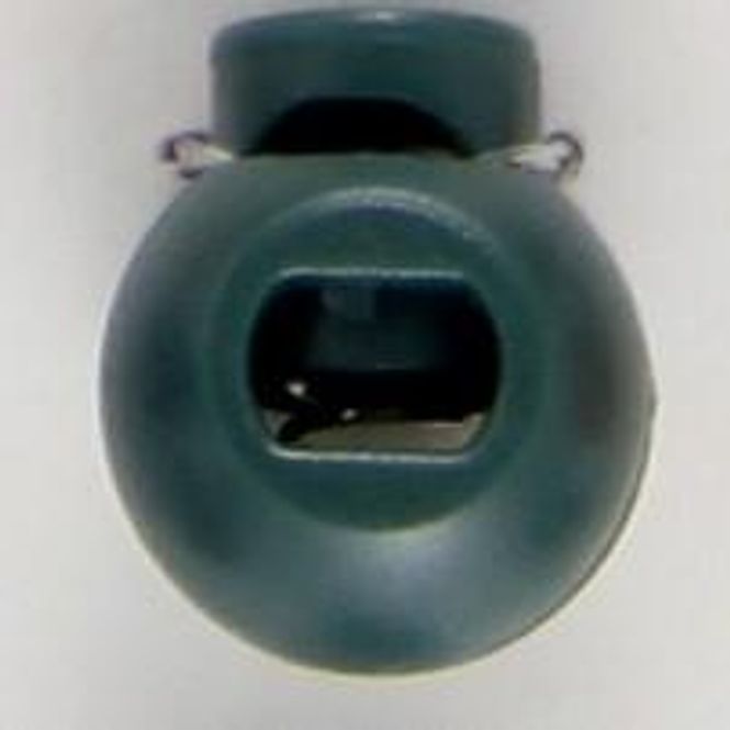 Hovedbilde Snorstopper plast rund grønn 10 mm