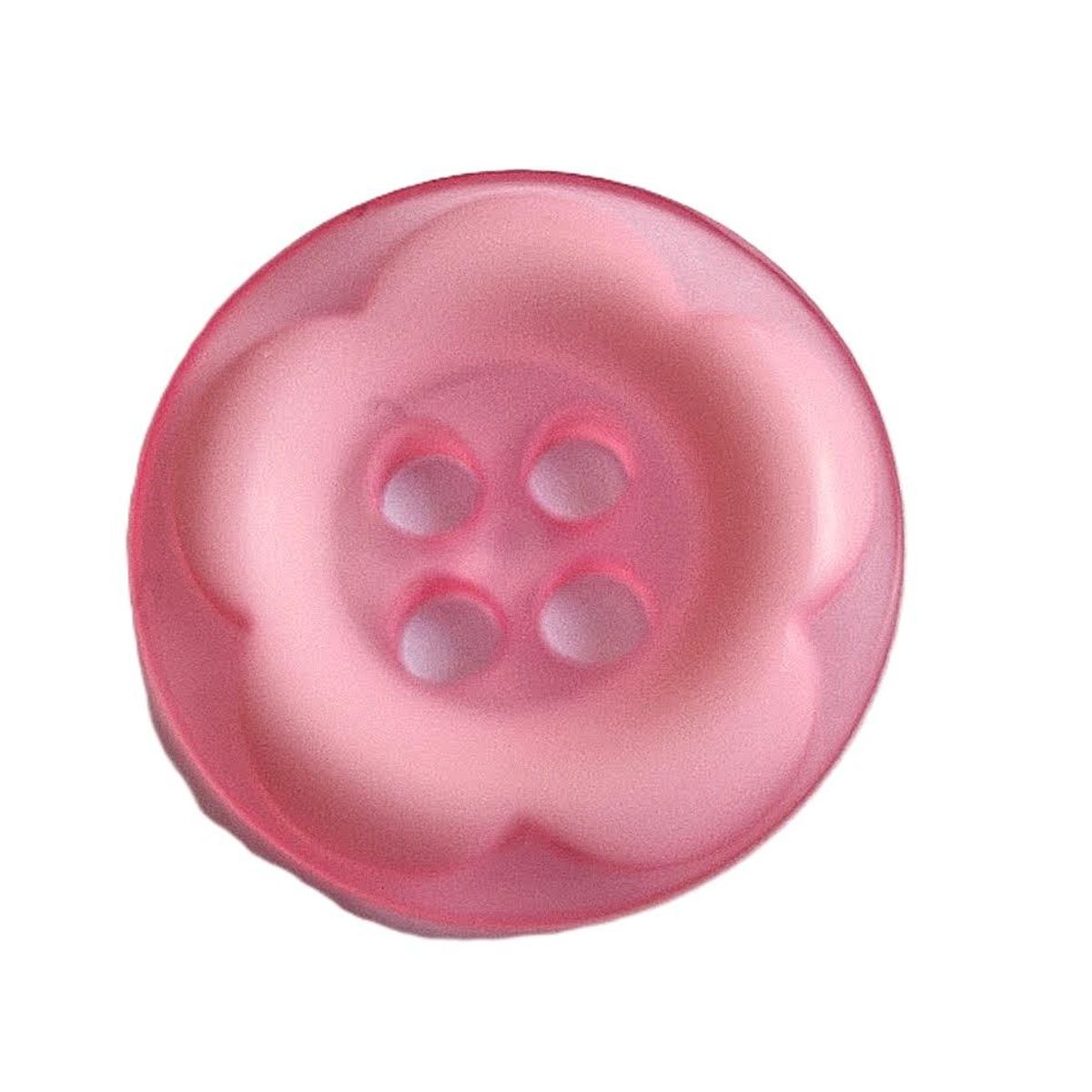 Knapp 4 hull blomst rosa 13 mm