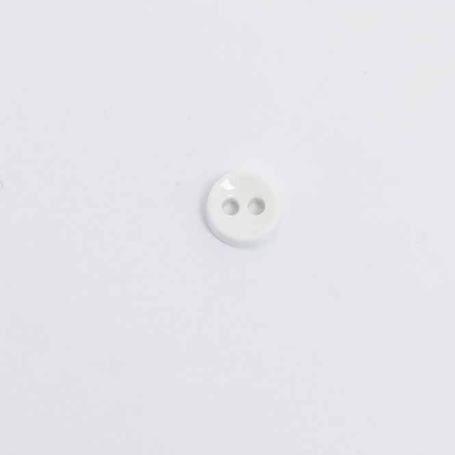 Hovedbilde Mini knapp hvit 6 mm