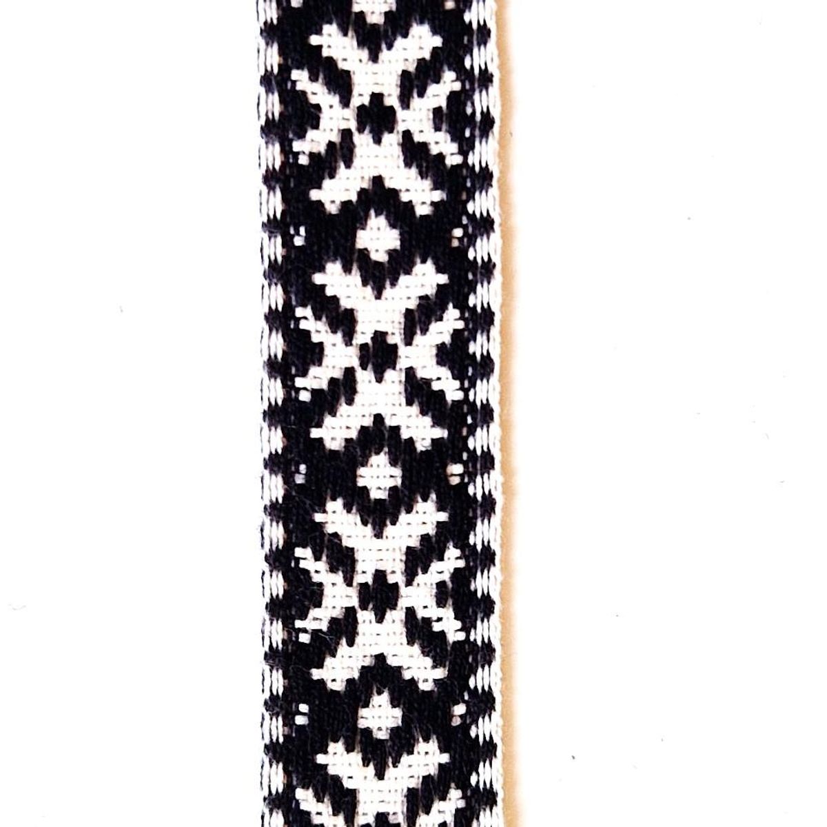 Koftebånd  bomull 20 mm sort
