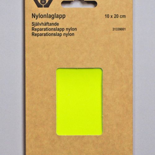 Selvklebende reparasjonslapp 10x20 cm neon gul