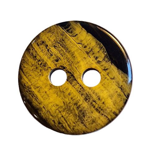Knapp 2 hull gul sort 22 mm K291945