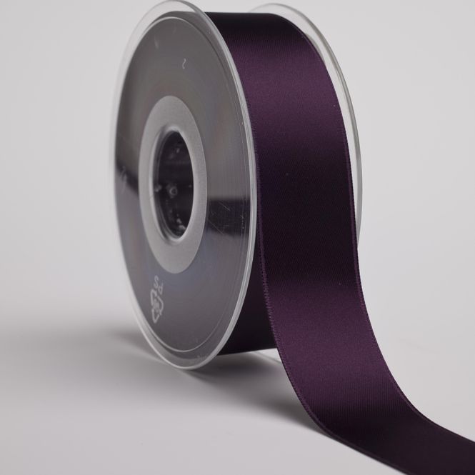 Hovedbilde Satin silkebånd 25 mm 0097  lilla