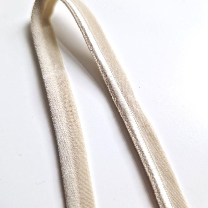 Hovedbilde Elastisk bisebånd ecru creme