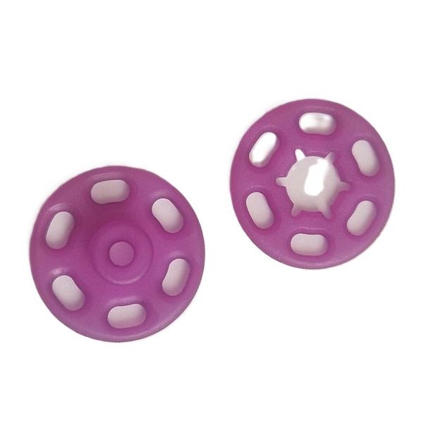 Hovedbilde Lett patentknapp plast trykknapp lilla 18 mm
